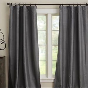 Pottery Barn Silk Dupioni Curtain